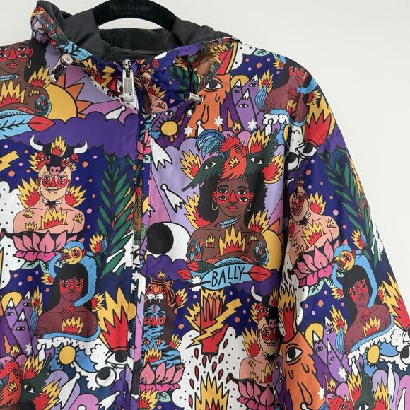 Bally X Swizz Beatz Jacket Large Street Pop Art Ricardo Cavolo Hypebeast Limited - Picture 3 of 16